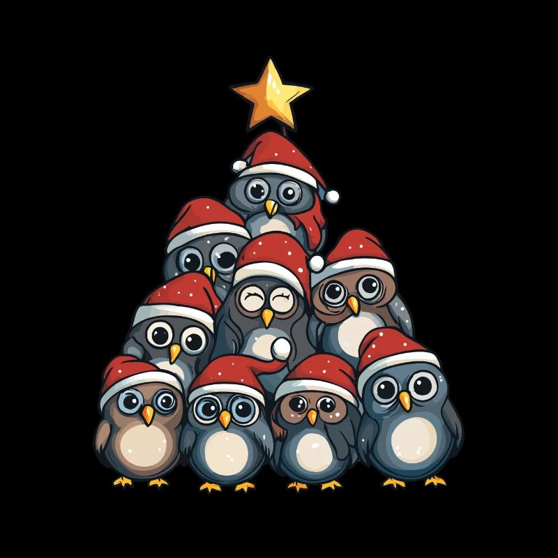Eule Weihnachten Christbaum