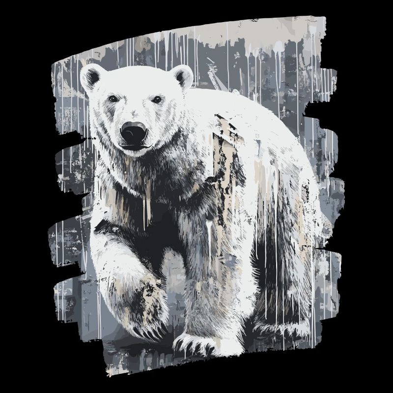 Polar Bear Graffiti Sprayer