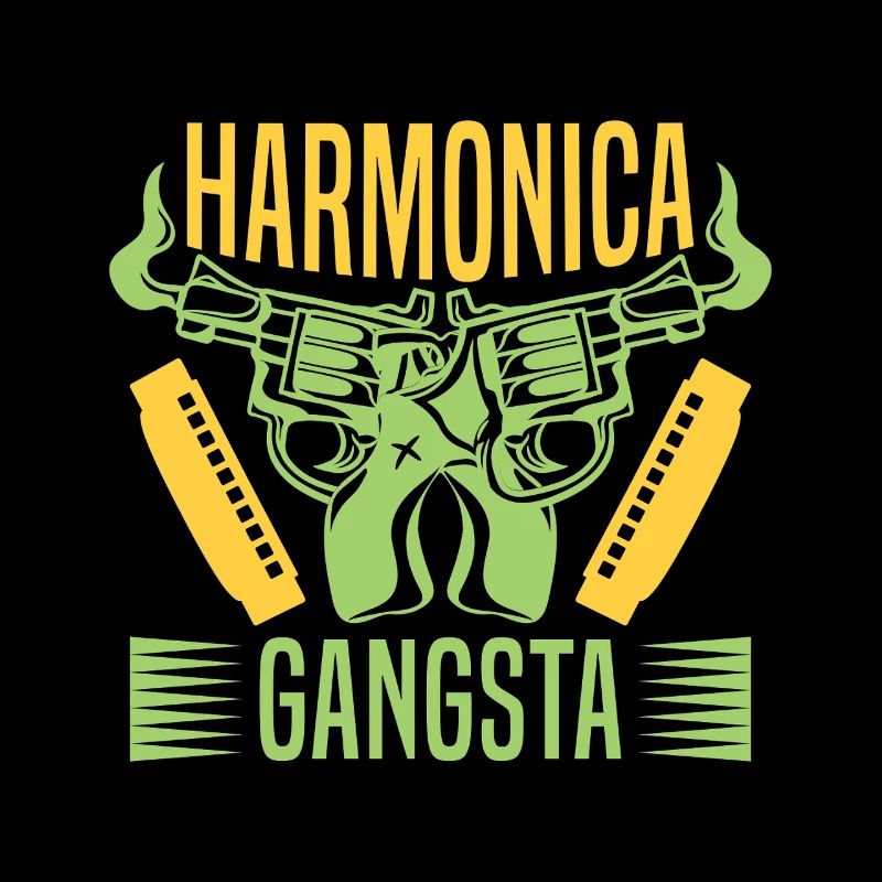 Drôle d’harmonica Harmonica Gangsta Harmonica