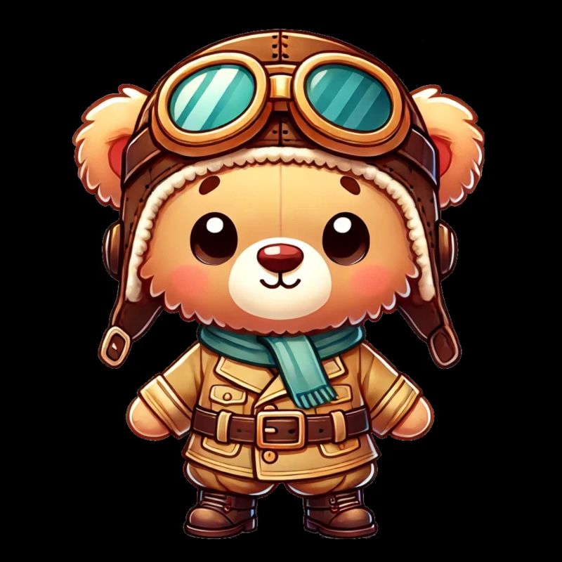 Teddybär Pilot