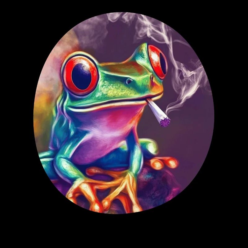 Stoned Frog: Cannabis, Weed, Quak & Trippy