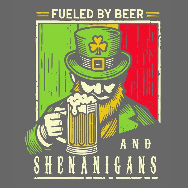 St. Patrick's Day Lustiger Hut Bier Kleeblatt Spaß