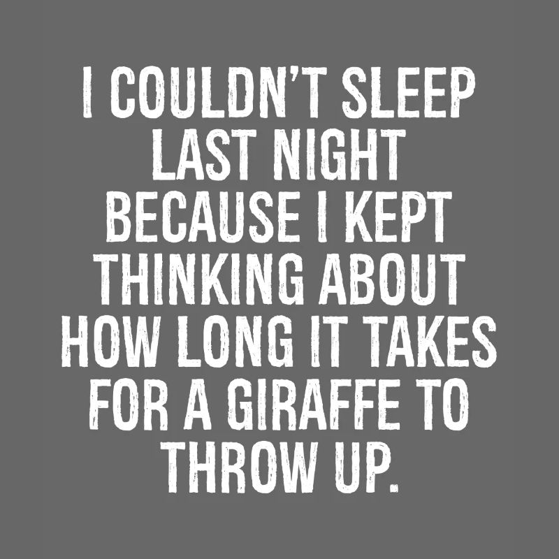 I couldn't sleep last night because I kept think