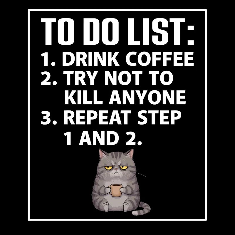 Evil Cat to do list