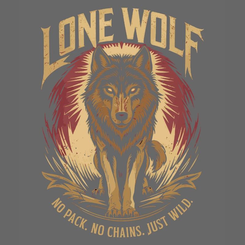 Lone Wolf - No Pack, No Chains, Just Wild