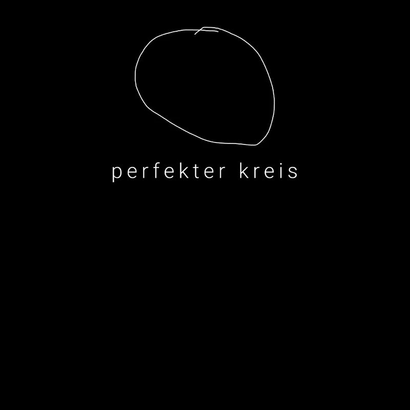 Lustiger Perfekter Kreis Ironisches Minimal Design