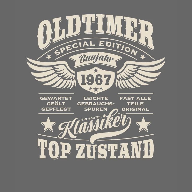 Oldtimer Baujahr 1967 - Geburtstag - Geschenk