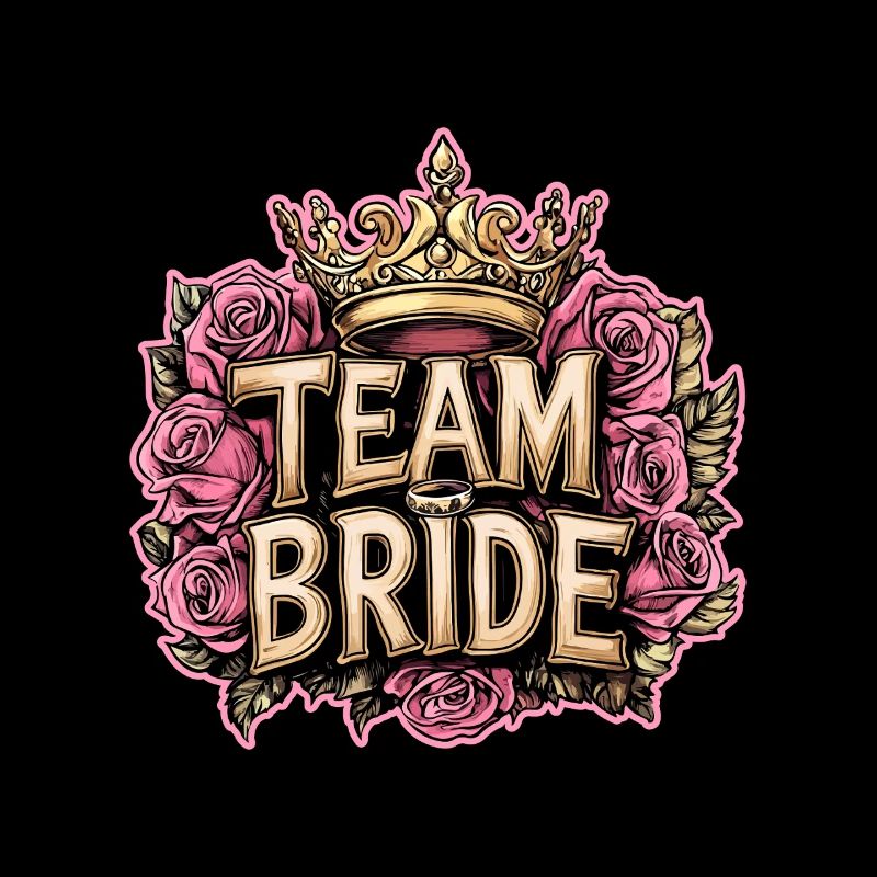 Équipe Mariée Mariage Poule