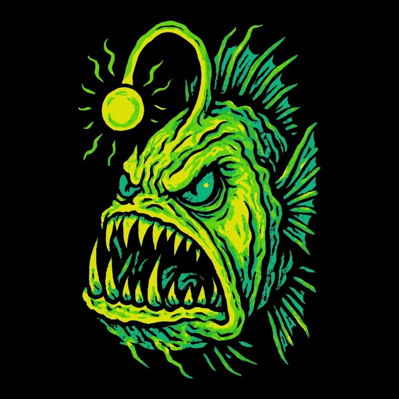 Glowing Deep Sea Frogfish Fury Style