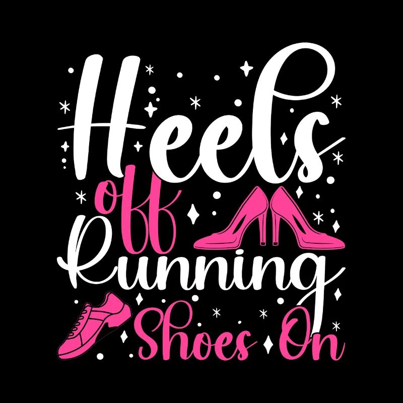 Talons de course des chaussures de course sur un marathonien