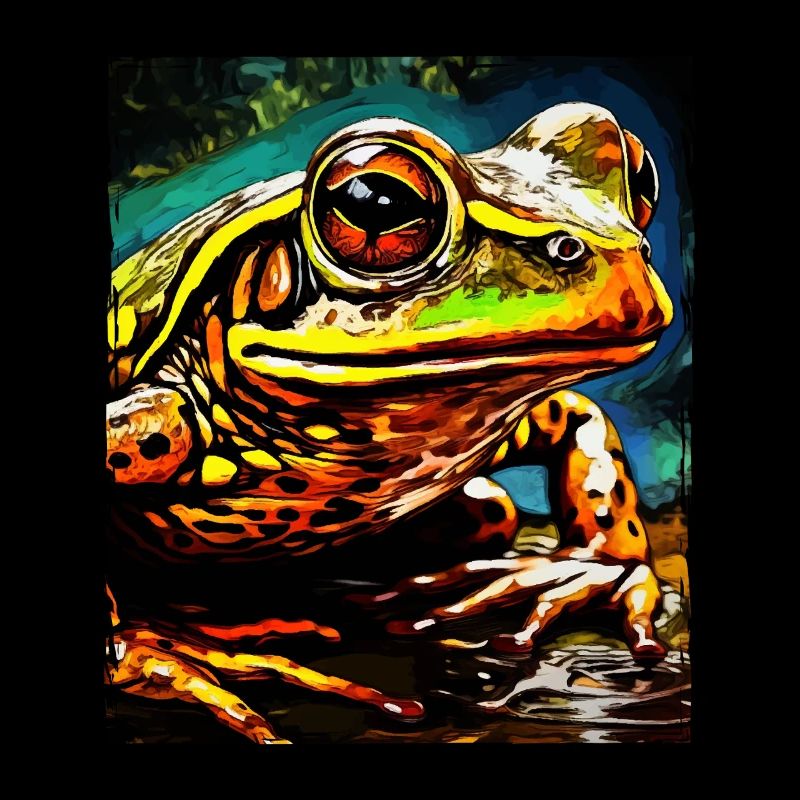 Portrait de grenouille