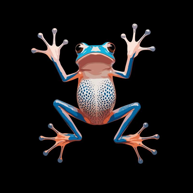 Fascinating frog artwork for nature lovers