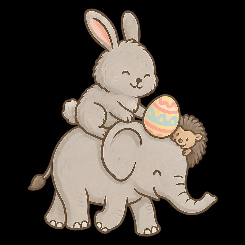 Rabbit Rides Elephant – Douce amitié animale