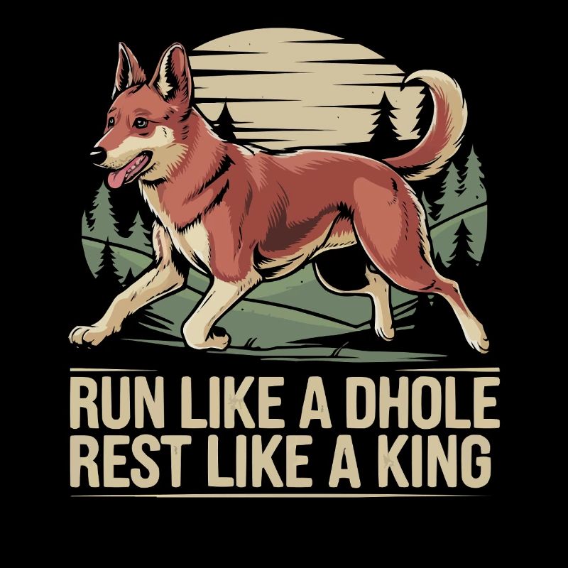 Dhole Lover Faune Canidé Chien sauvage asiatique