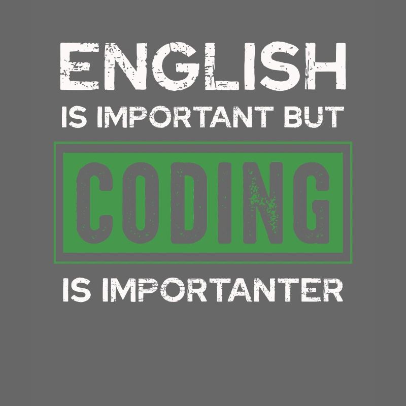 L’anglais est important, mais la programmation l’est