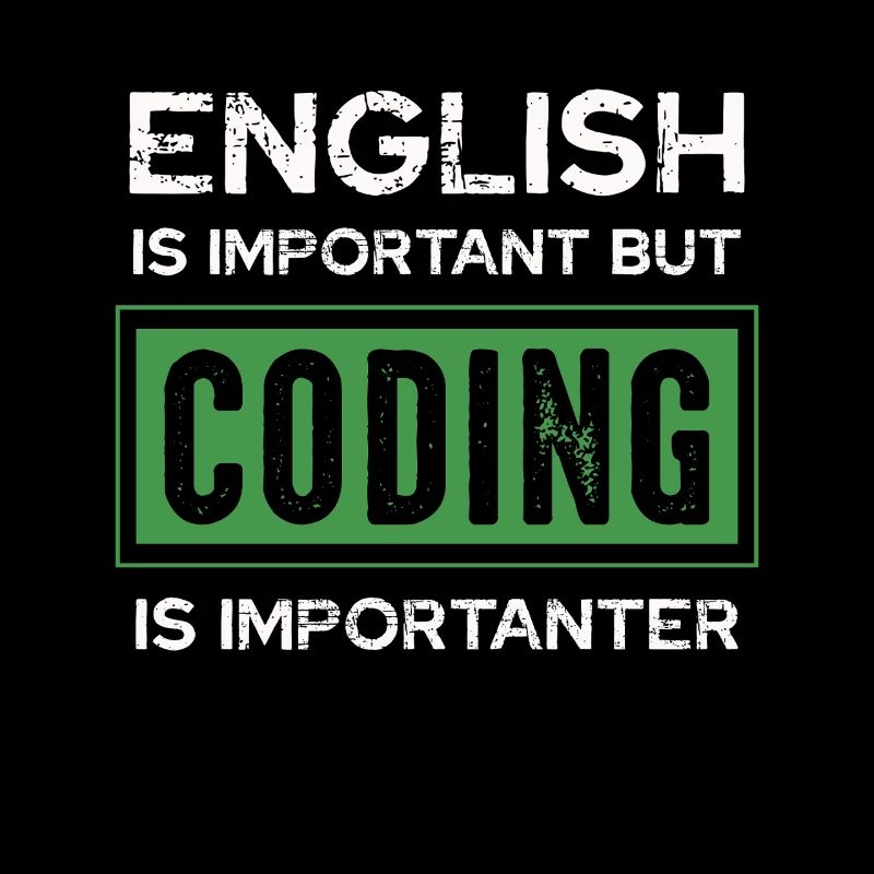 Englisch Ist Wichtig Aber Programmieren Ist