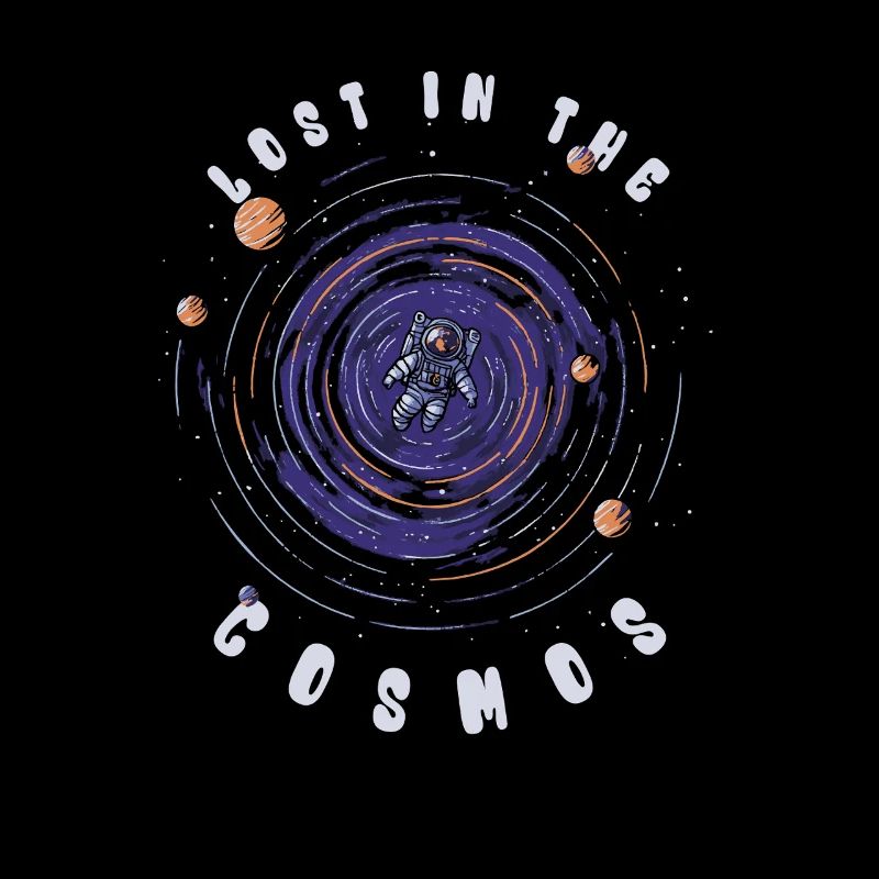 Perdu dans le cosmos - Astronaute - Espace