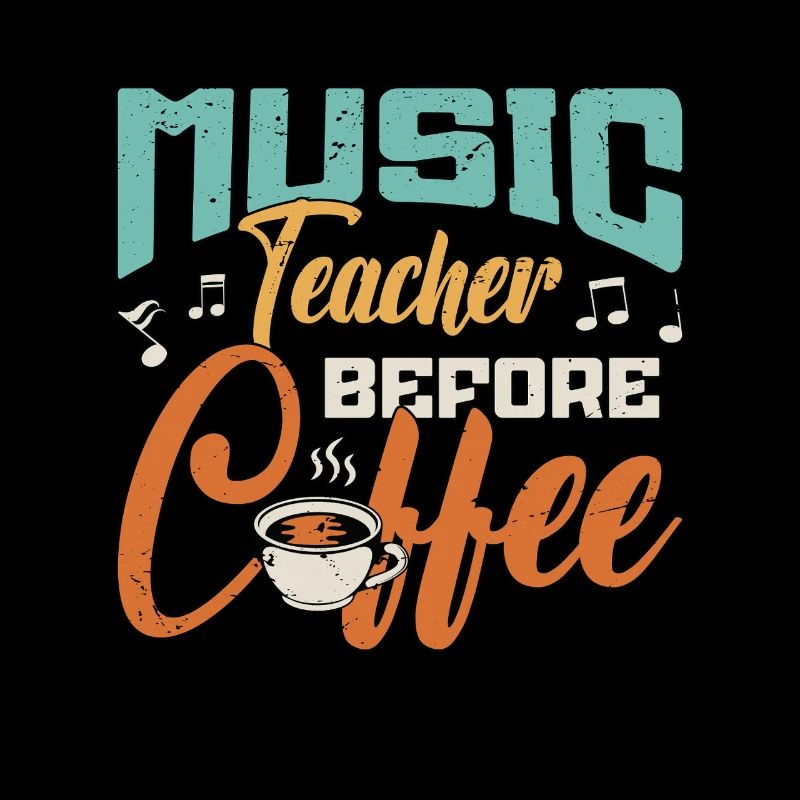 Professeur de musique avant le compositeur de café Amateur de café