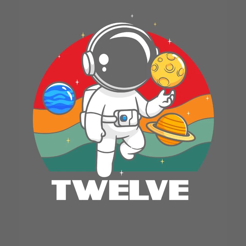 Astronaut Zwölf Geburtstag Abenteuer