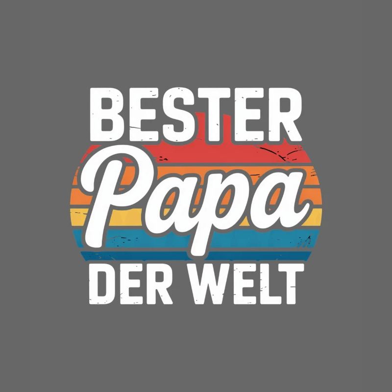 Bester Papa Der Welt Retro Stil
