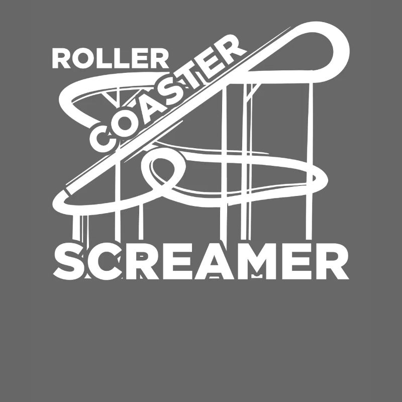 Freizeitpark Roller Coaster Screamer Achterbahn