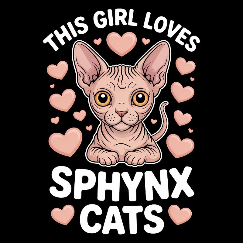 Chat Sphynx Disant Drôle Chat Sphynx Cadeau
