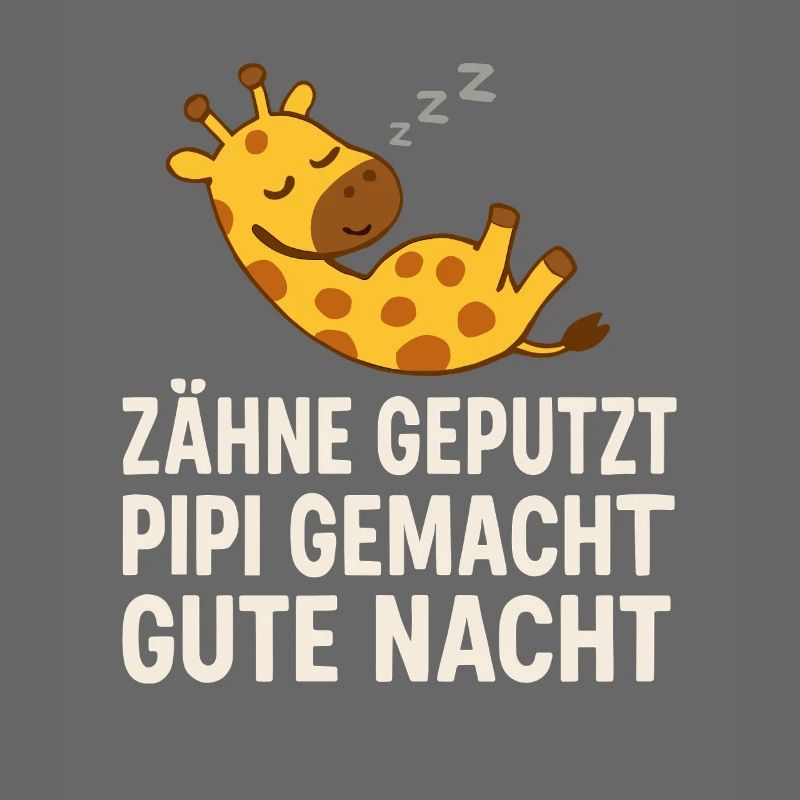 Teeth brushed, done, good night – giraffe