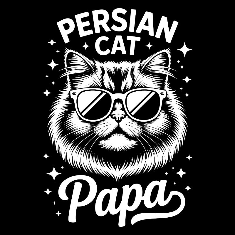 Chat persan disant drôle chat persan cadeau