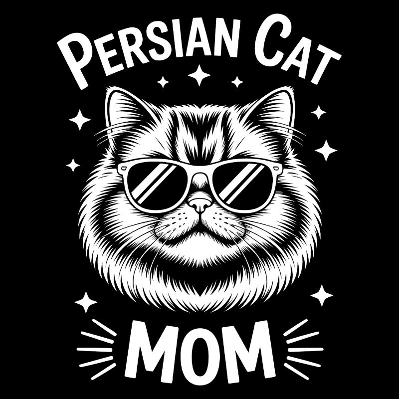 Chat persan disant drôle chat persan cadeau