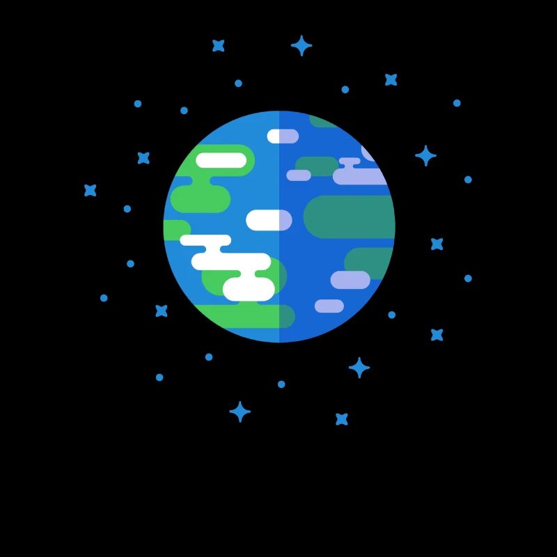 Earth In A Nutshell - Planet Earth Minimalist