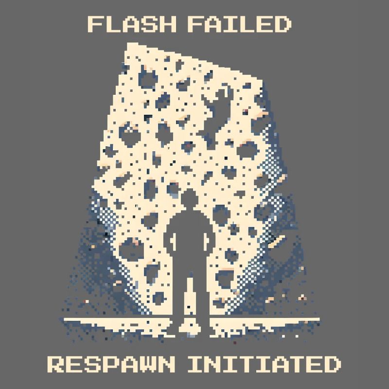 Flash Failed | Bouldering Pixel Art Crash Pad