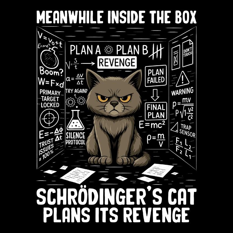 Le chat de Schrödinger planifie sa vengeance