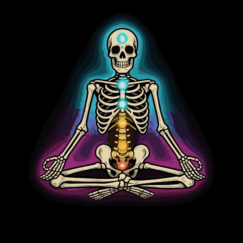 Skeleton Yoga - Chakra Pose