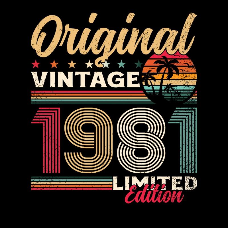 44th Birthday Original Vintage 1981