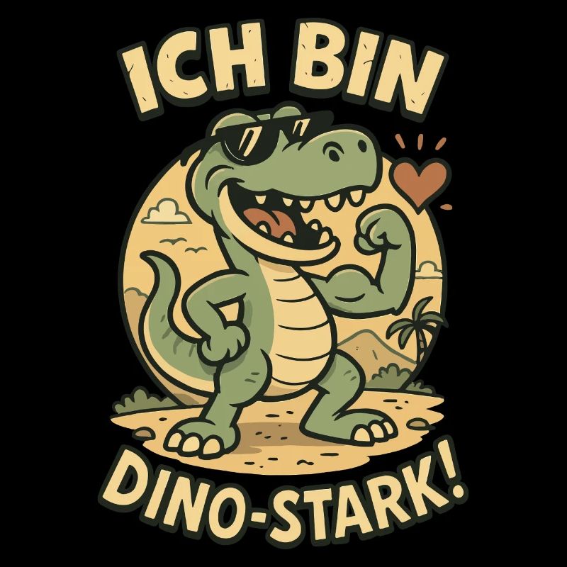 Ich Bin Dino-Stark Dinosaurierliebhaber Junge