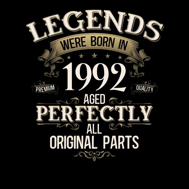 33e anniversaire Légende Née en 1992