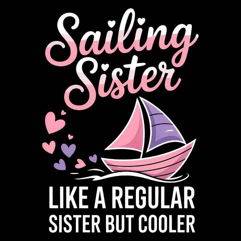 Sailing Saying Sister Sailor Sailing Gift