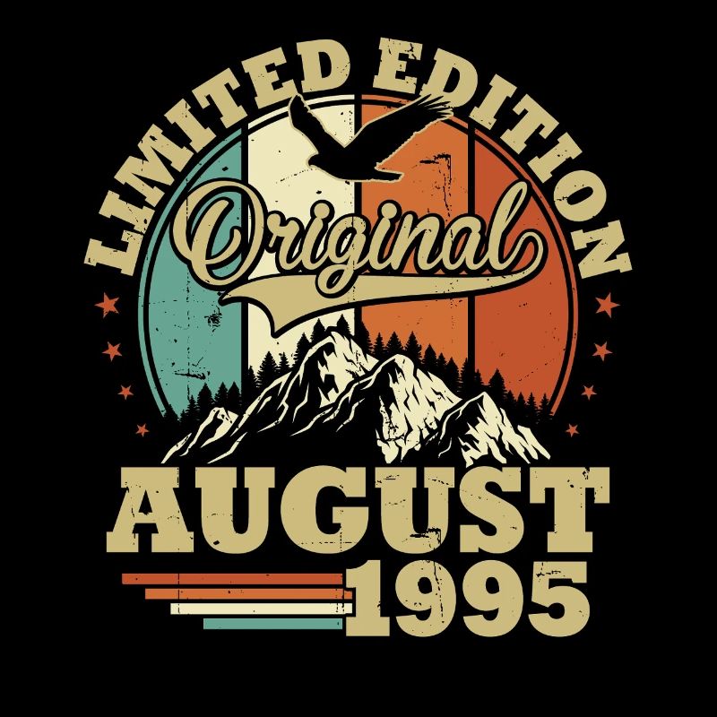 Original August 1995 Vintage Birthday Gift