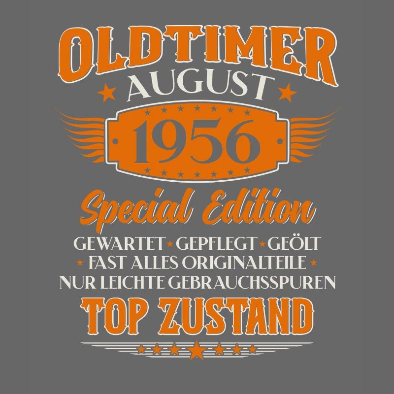 69e anniversaire Oldtimer August Né en 1956