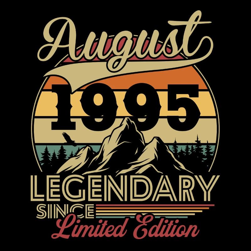 Vintage Retro August 1995 Birthday Gift