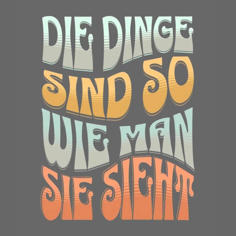 Perspektive Statement Spruch Shirt Retro Look