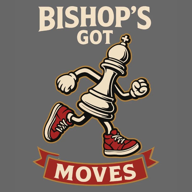 Bishop Got Moves Chess Player Board Game