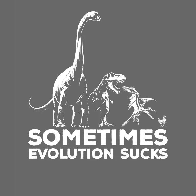 Parfois, l’évolution craint - Dinosaure - Poulet