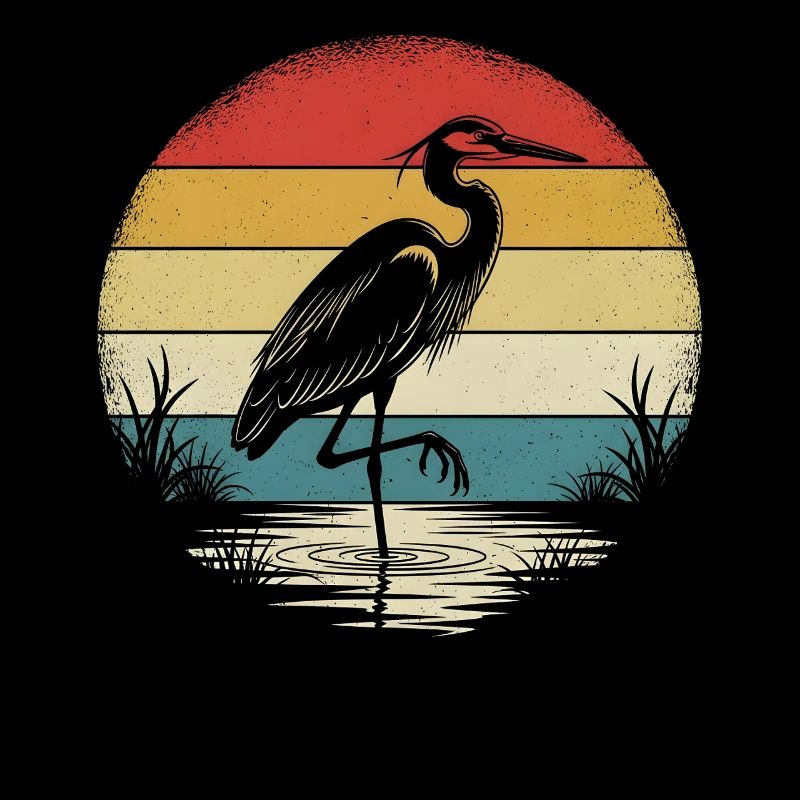 Retro Reiher
