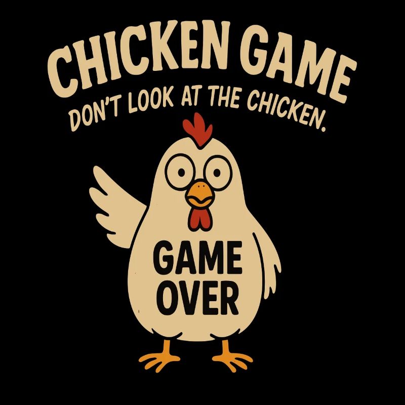 Jeu de poulet Ne regardez pas le poulet