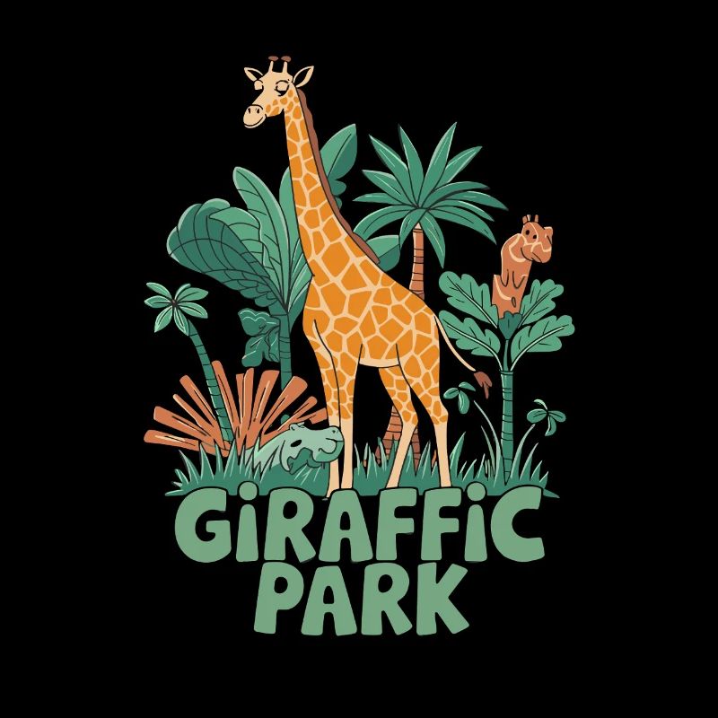 Aventure safari dans le parc des Girafics