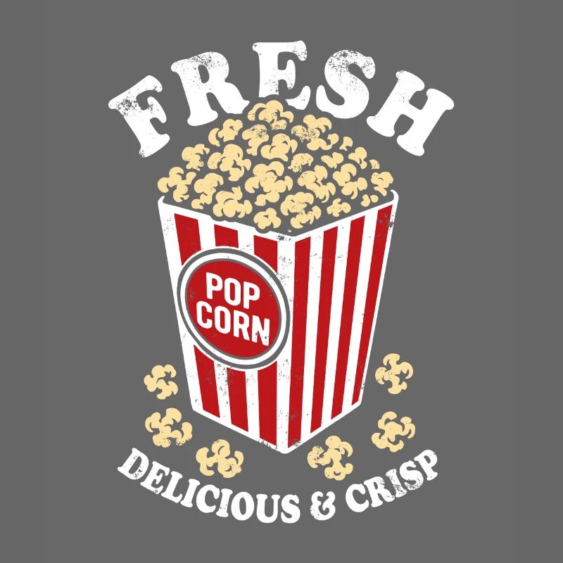 Frisches Popcorn - knusprig, lecker - Geschenk