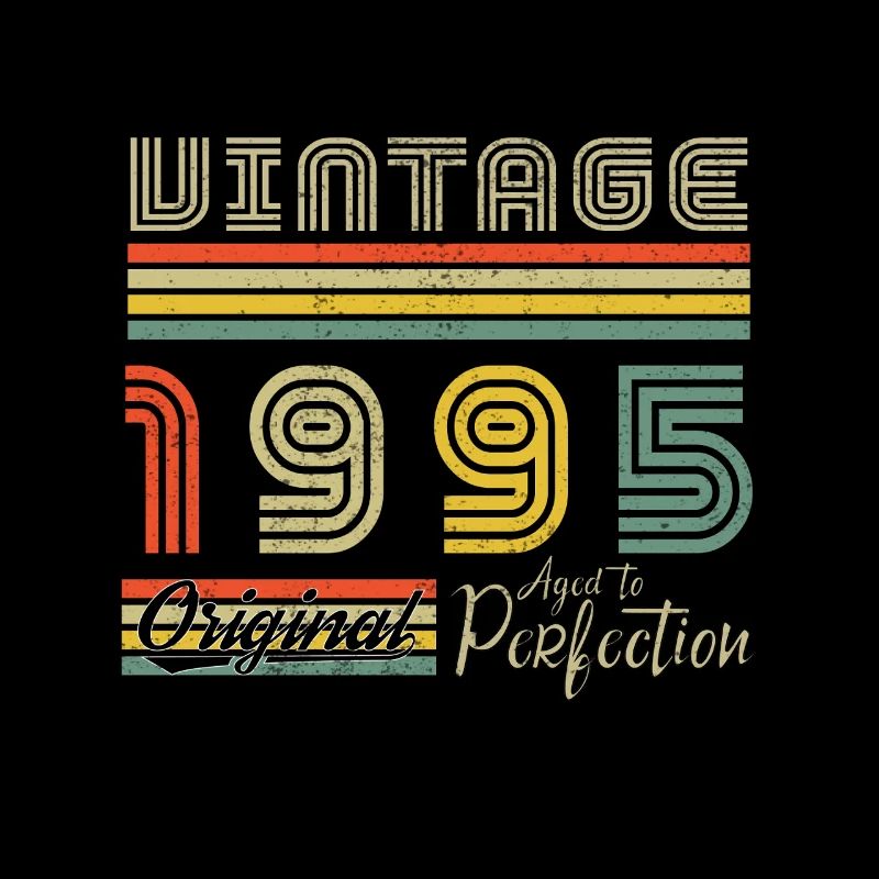 1995 Vintage Born In 1995 Geburtstagsgeschenk