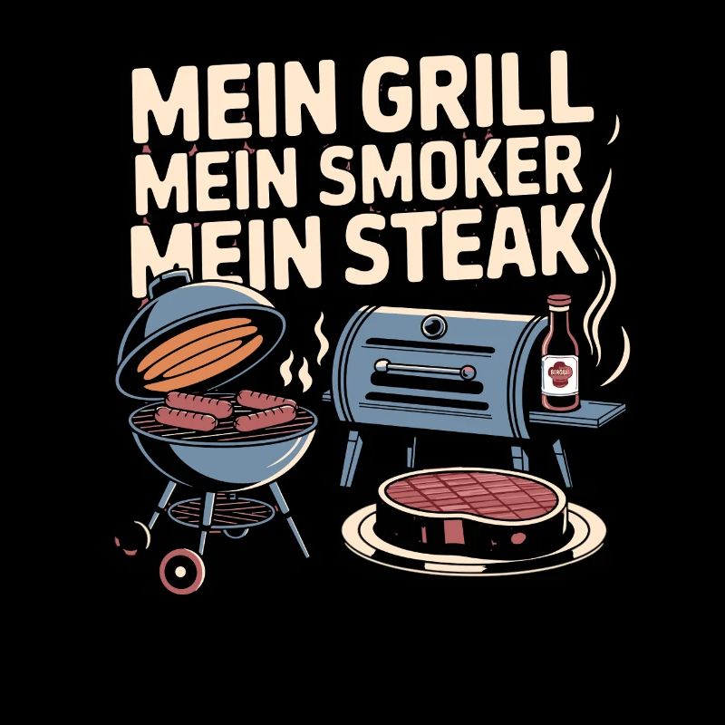 Mon gril Mon fumoir Mon steak BBQ Master