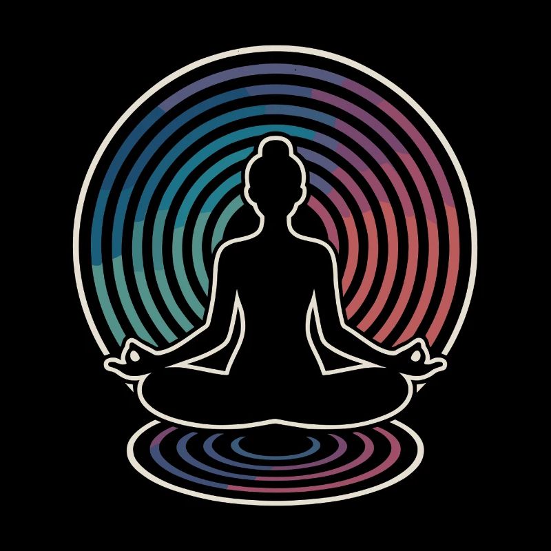 Cercles d’ondes de méditation zen
